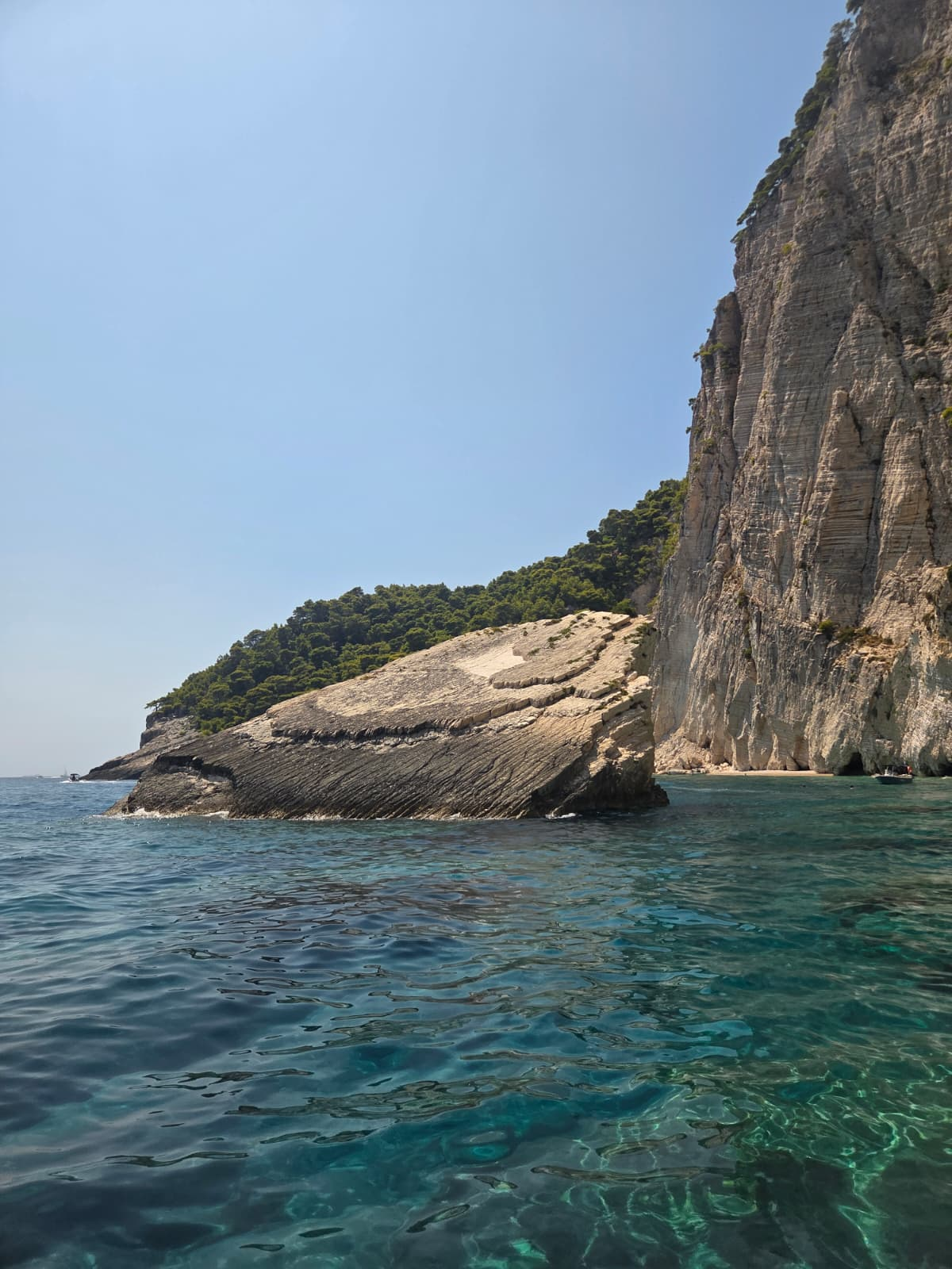 Kliffen bij Zakynthos